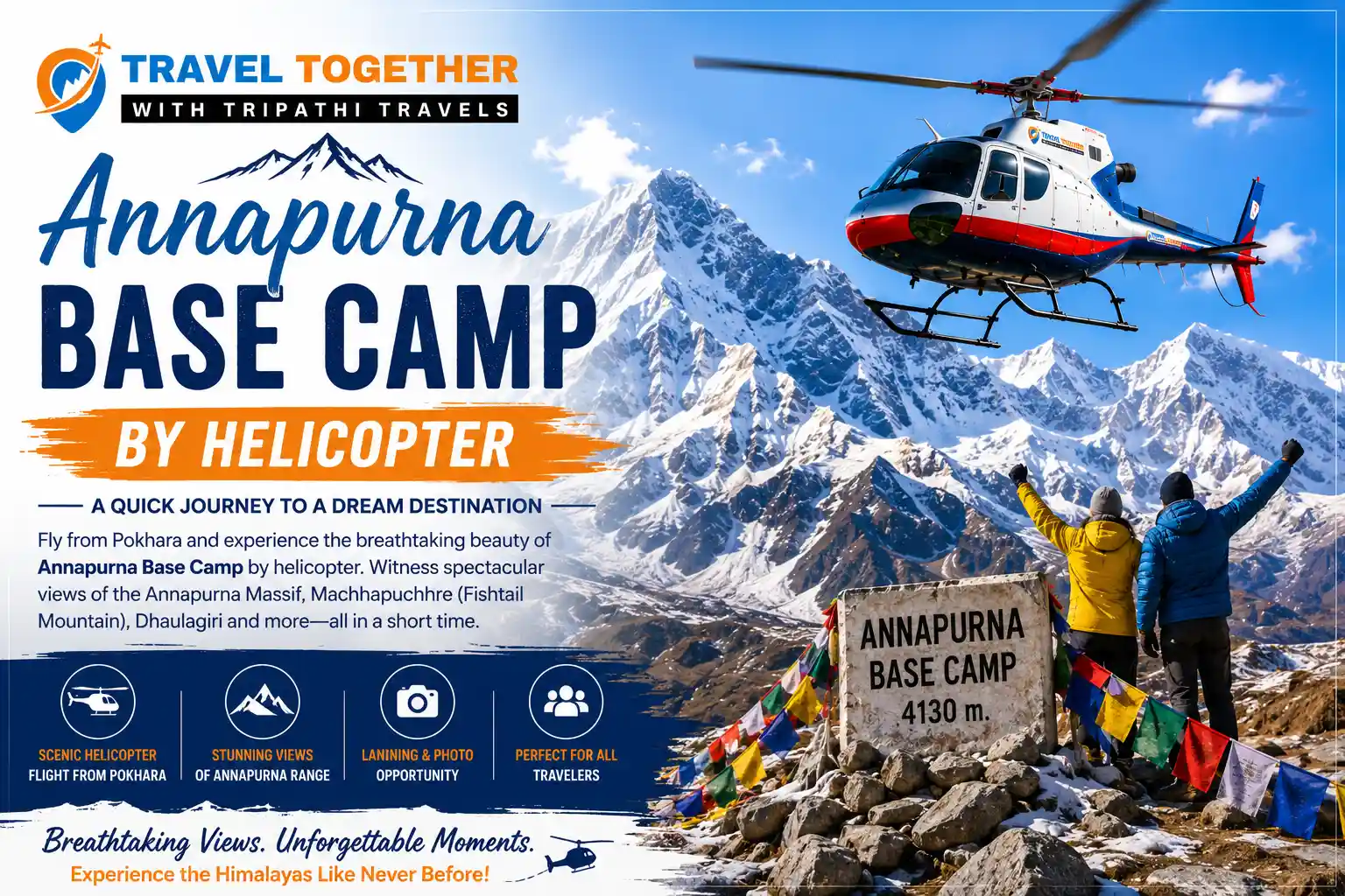 Annapurna Base Camp by Helicopter