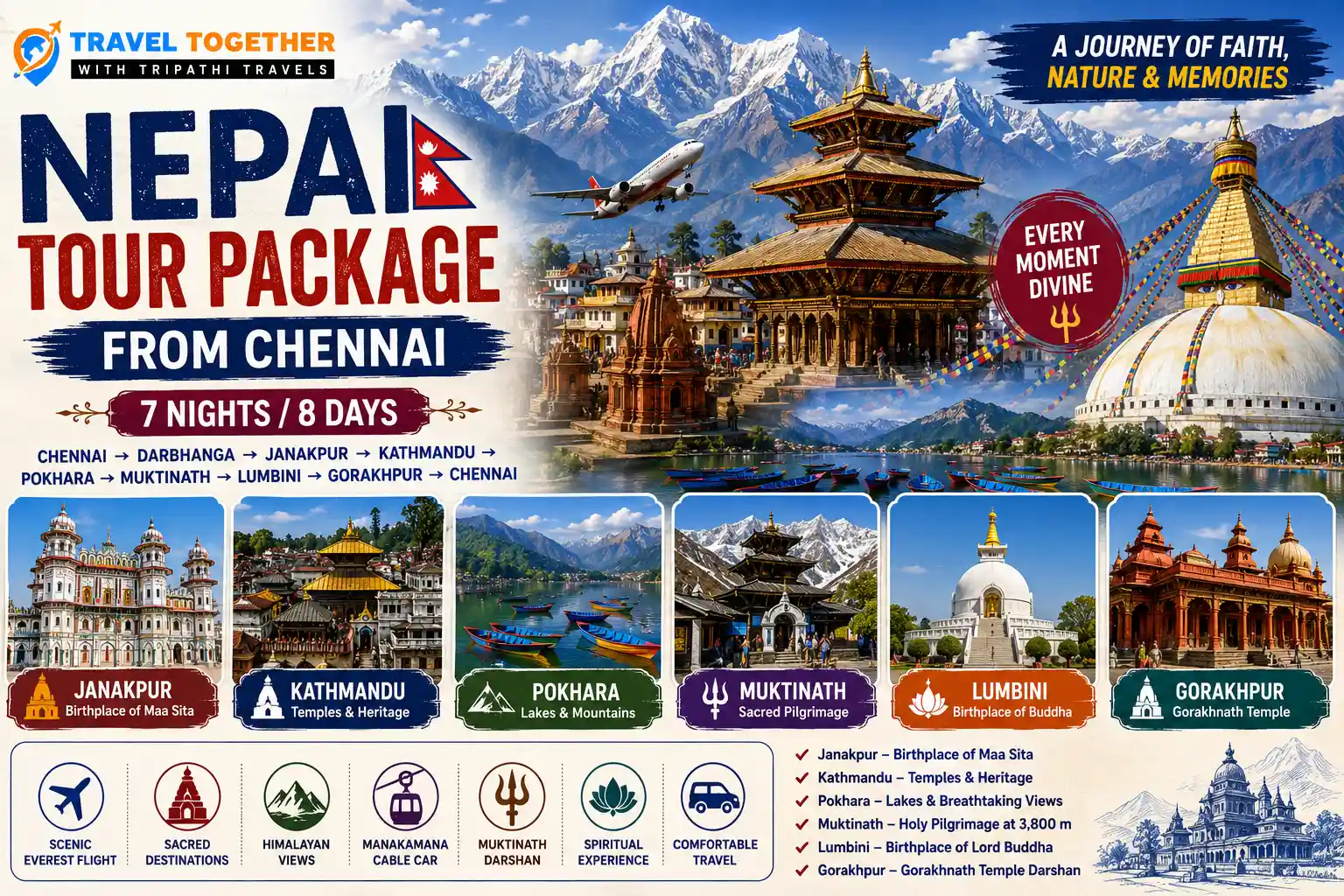 Nepal Tour Package From Chennai