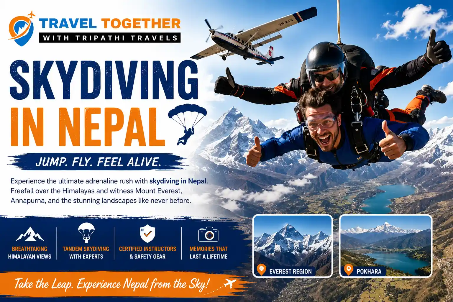 Skydiving in Nepal